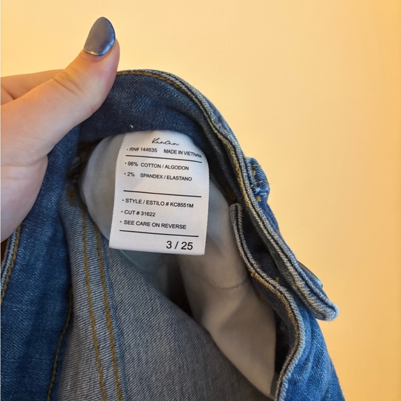 Kancan dark wash distressed jeans size 3/25 - Picture 3 of 3